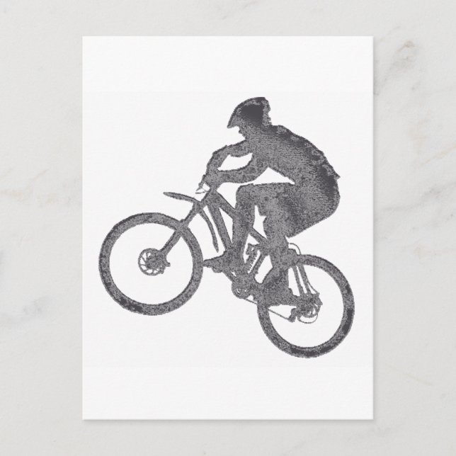 Fahrrad in Silverton Postkarte (Vorderseite)