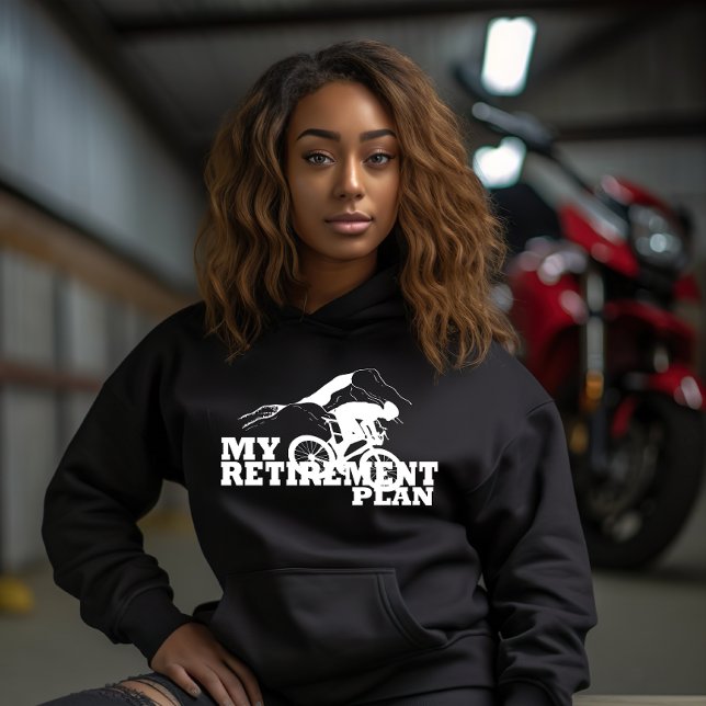 Fahrrad ist mein Rentenplan Hoodie (Von Creator hochgeladen)