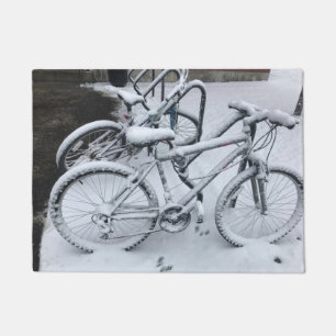 Fahrrad-Jahreszeit ist vorbei Fußmatte