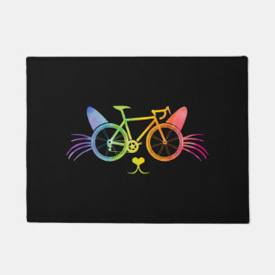 Fahrrad Katze Lgbt Fußmatte