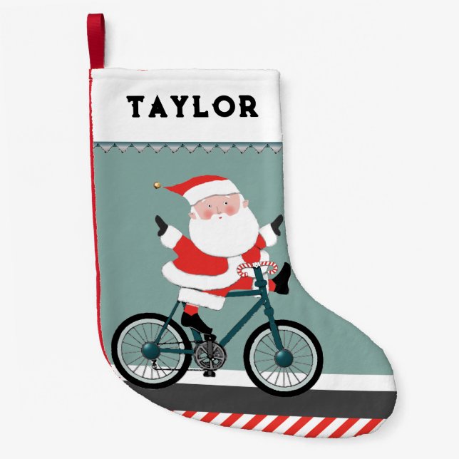 Fahrrad Kleiner Weihnachtsstrumpf (Vorderseite)