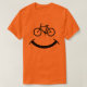 Fahrrad-Lächeln T-Shirt (Design vorne)