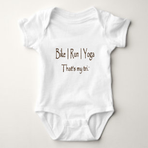 Fahrrad   lassen   Yoga laufen Baby Strampler