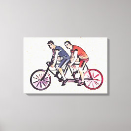 Fahrrad Leinwanddruck