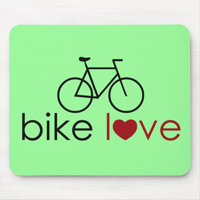 Fahrrad-Liebe Mousepad (Vorne)