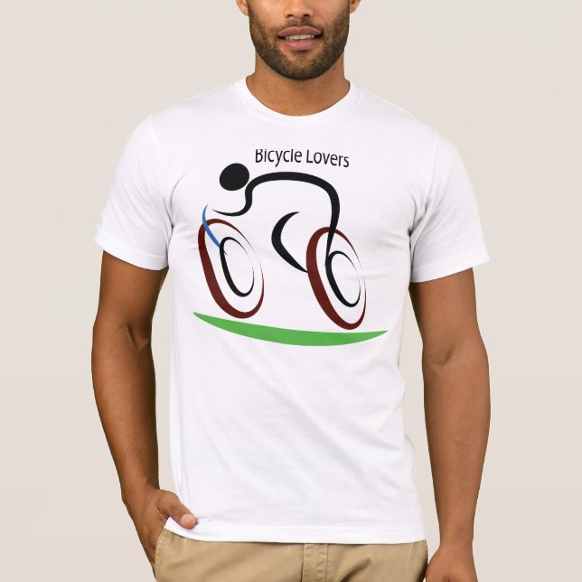 Fahrrad-Liebhaber T-Shirt (Vorderseite)