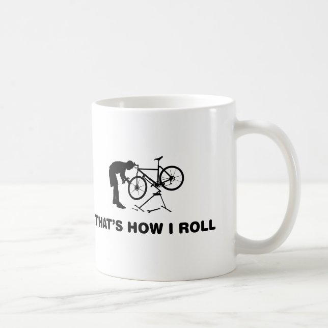 Fahrrad-Mechaniker Kaffeetasse (Rechts)
