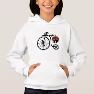 Fahrrad mit Blume Hoodie
