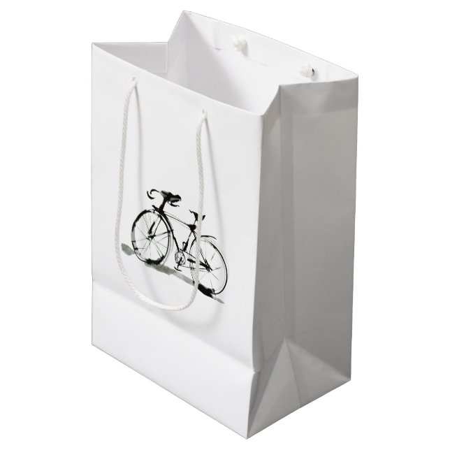 Fahrrad Mittlere Geschenktüte (Vorderseite Schrägansicht)