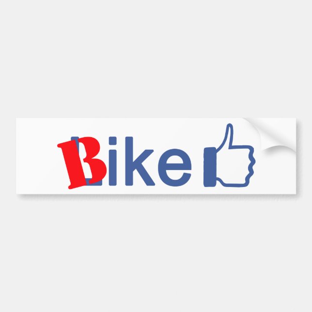 Fahrrad mögen autoaufkleber (Vorne)