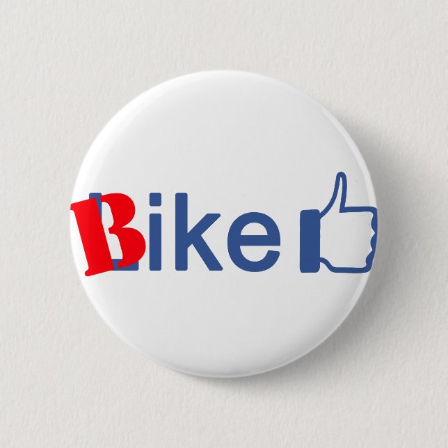 Fahrrad mögen button (Vorderseite)