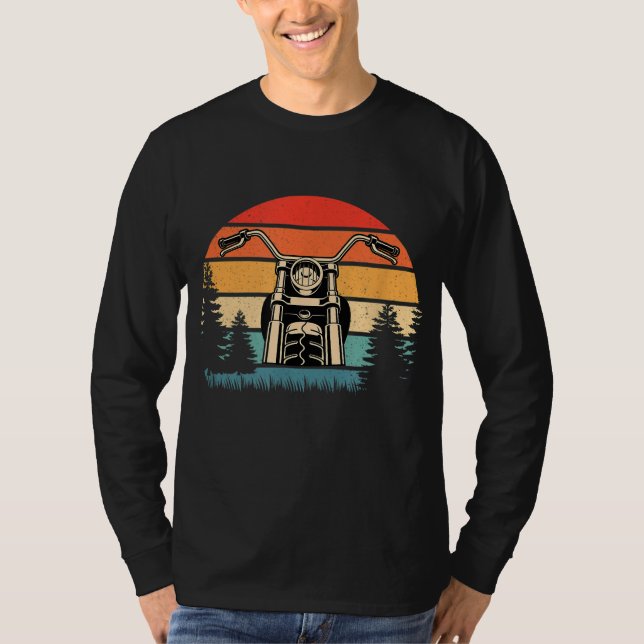 Fahrrad-Motorrad für Forever Two Wheels T-Shirt (Vorderseite)