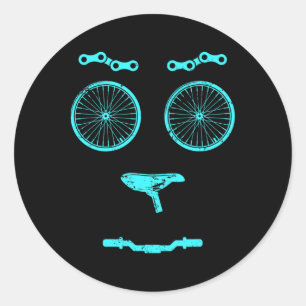 Fahrrad Mountainbike-Fahren Radfahrer-Geschenk Fah Runder Aufkleber