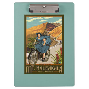 Fahrrad Mt. Haleakala reitet Hawaii Klemmbrett