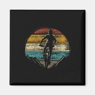 Fahrrad Mtb Mountainbike Downhill-Fahren Retro Magnet