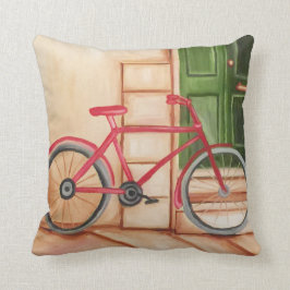 Fahrrad-Ölgemälde-Wurfs-Kissen, Wurfs-Kissen Kissen