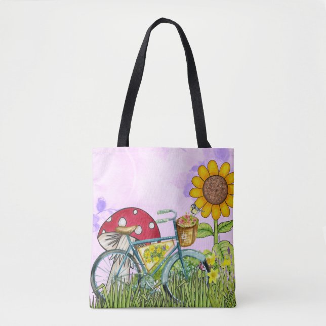 Fahrrad P3 Tote Beutel Tasche (Vorderseite)
