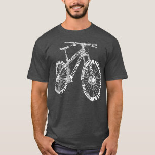 Fahrrad Phantastisch Anatomy Mountain Bike T-Shirt