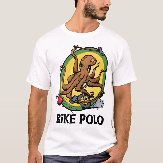 Fahrrad-Polo-Shirt T-Shirt (Vorderseite)
