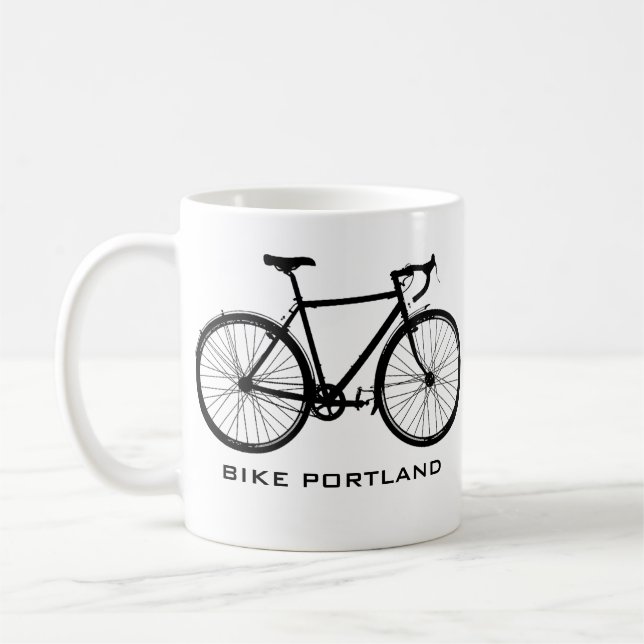 Fahrrad-Portland-Tasse - Single-Geschwindigkeit Kaffeetasse (Links)