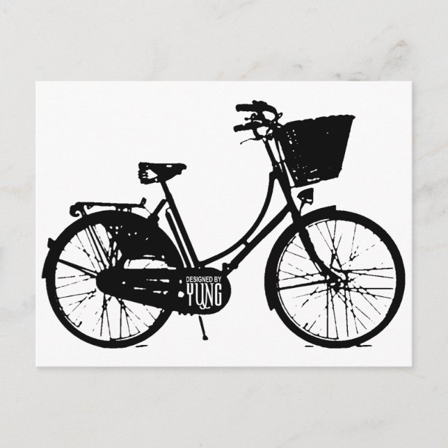 Fahrrad Postkarte (Vorderseite)
