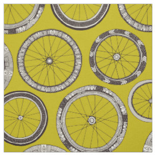Fahrrad Räder chartreuse Stoff