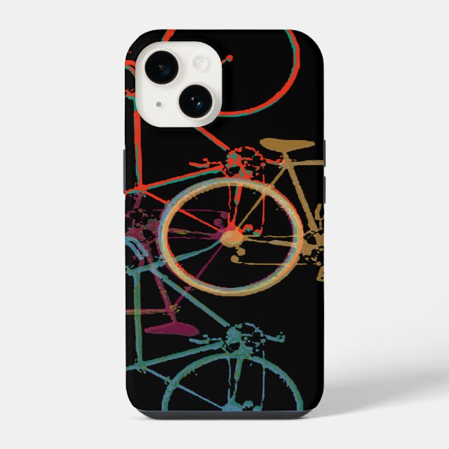 Fahrrad - Radmuster iPhone Hülle (Rückseite)