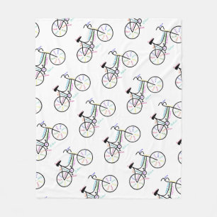 Fahrrad, Radsport, Motivierend Worte Fleecedecke