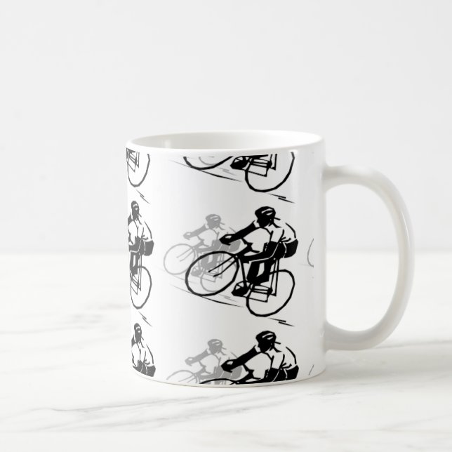 Fahrrad-Reitkaffee-Tasse Kaffeetasse (Rechts)