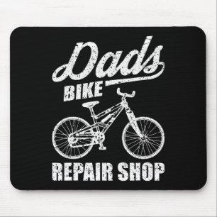 Fahrrad-Reparaturwerkstatt Lustiger Vater Mountain Mousepad