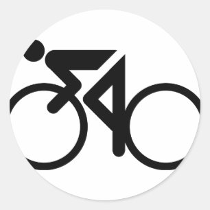 Fahrrad Runder Aufkleber