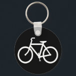 Fahrrad Schlüsselanhänger<br><div class="desc">Schwarzweiß-Kontur oder Fahrradform.</div>