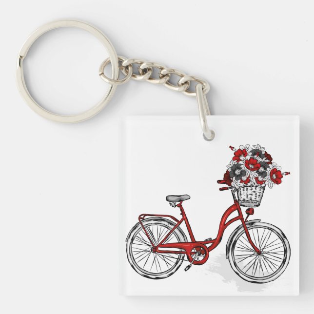Fahrrad-Schlüsselanhänger Schlüsselanhänger (Vorderseite)