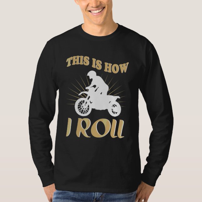 Fahrrad So fahre ich Motorrad T-Shirt (Vorderseite)