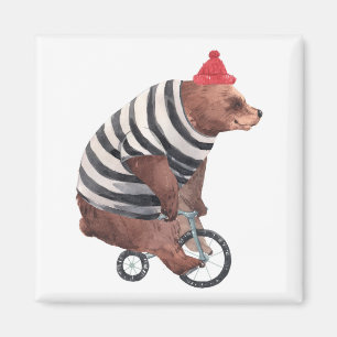 Fahrrad-Spaß-Bär Magnet