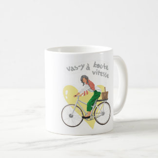 Fahrrad-Spaziergang Kaffeetasse