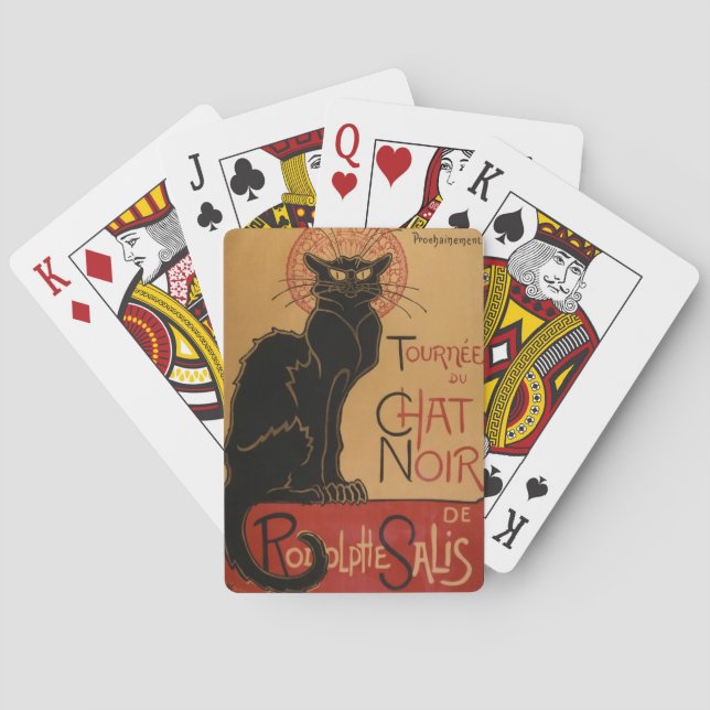 Fahrrad-Spielkarten Le Chat Noir Spielkarten (Rückseite)
