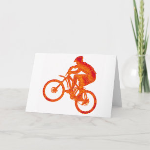 Fahrrad-Sprungs-Halt Karte