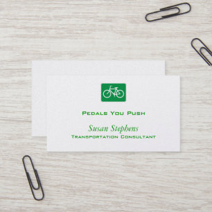 Fahrrad-Symbol Visitenkarte