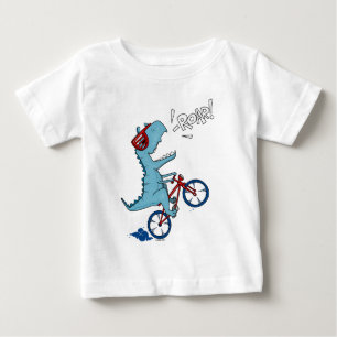 Fahrrad T-Rex Roar Baby T-shirt