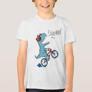 Fahrrad T-Rex Roar Tri-Blend Shirt