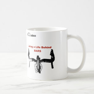 Fahrrad-Tasse - hinter Stangen Kaffeetasse
