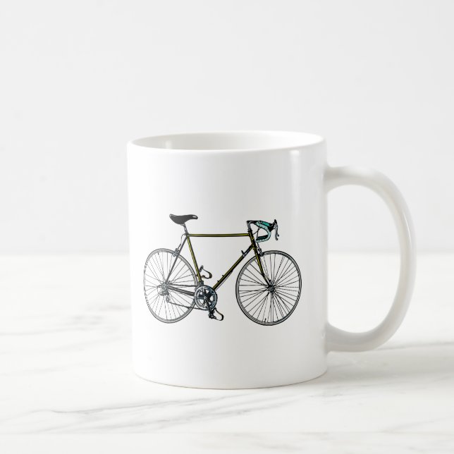 Fahrrad-Tasse Kaffeetasse (Rechts)