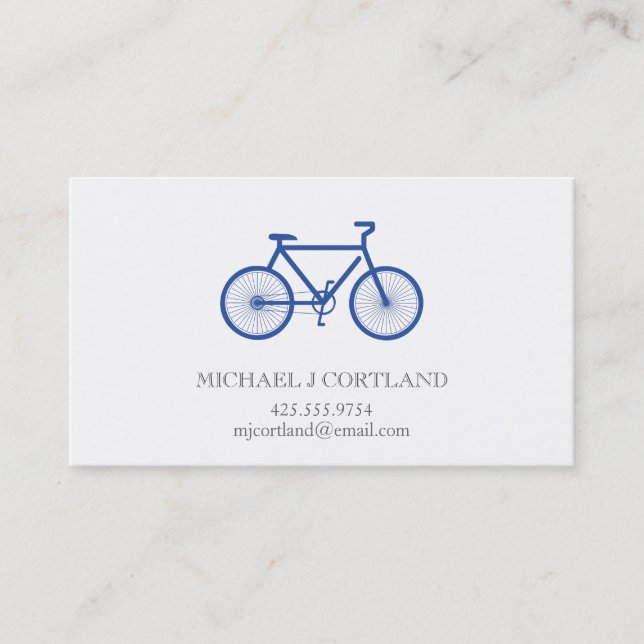 Fahrrad-Telefonkarte Telefonnummerkarte (Vorderseite)