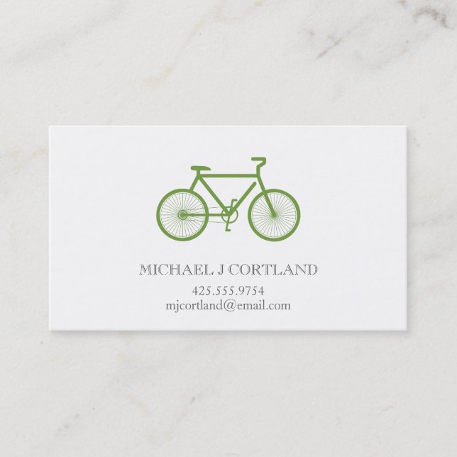 Fahrrad-Telefonkarte Telefonnummerkarte (Vorderseite)