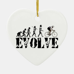 Fahrrad-trägt radfahrenfahrrad-ReitEvolution Kuns Keramikornament