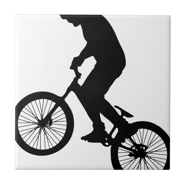 Fahrrad-Tricks Fliese (Vorderseite)