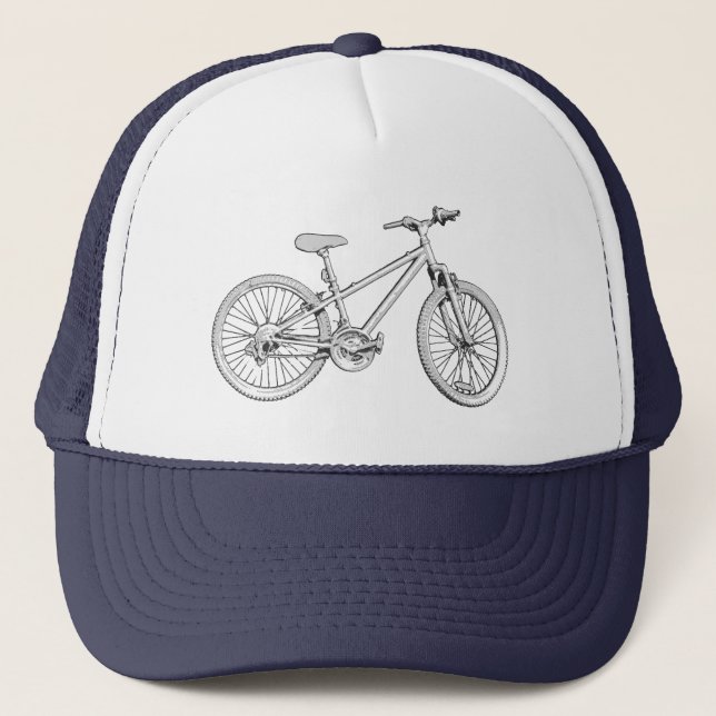 Fahrrad Truckerkappe (Vorderseite)