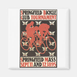 Fahrrad-Turnier Springfield-Mass. 1895 Magnet