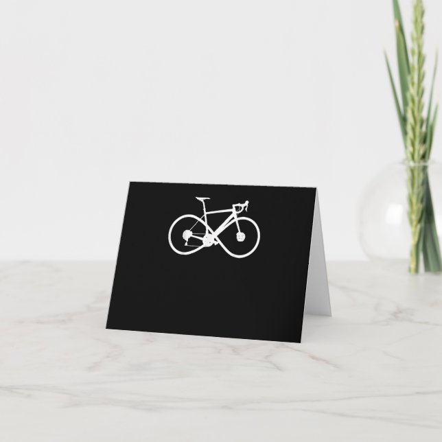 Fahrrad-Unendlichkeit Straße Fahrrad Racing Radfah Dankeskarte (Vorderseite)